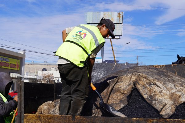 Atendió Municipio más de 2 mil baches durante el periodo del 11 al 13 de febrero