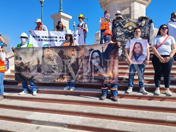 Se manifiestan ingenieros por secuestro y asesinato de mineros en Concordia, Sinaloa