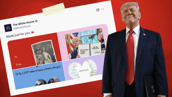 “Capturaste mi corazón”: el post sarcástico de San Valentín de la Casa Blanca que aludió a Maduro