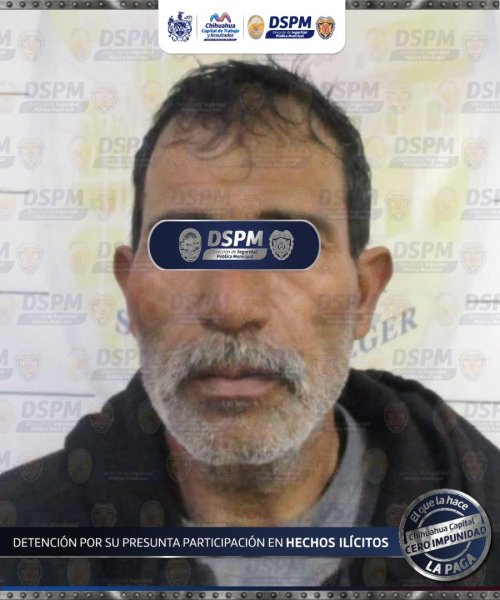 Municipales detienen a adulto acusado de robar bodega en colonia Inalámbrica