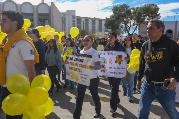 Conmemora Delicias el Día Internacional de la Lucha contra el Cáncer Infantil con caminata