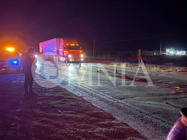 Arrolla y destrozan a peatón en la carretera a Juárez