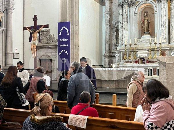 Inicia la cuaresma con el miércoles de ceniza “Polvo eres y polvo te convertirás”