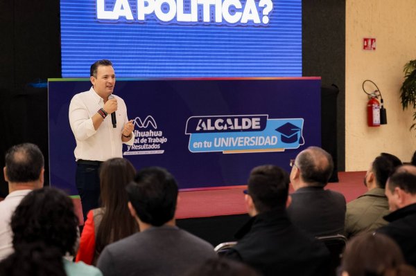 Invita Marco Bonilla a jóvenes de la UACH a participar en la política y transparencia