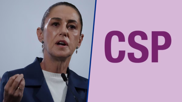 Sheinbaum critica al nuevo PES por usar sus iniciales para registrar al partido: ‘¿Cómo que CSP?’