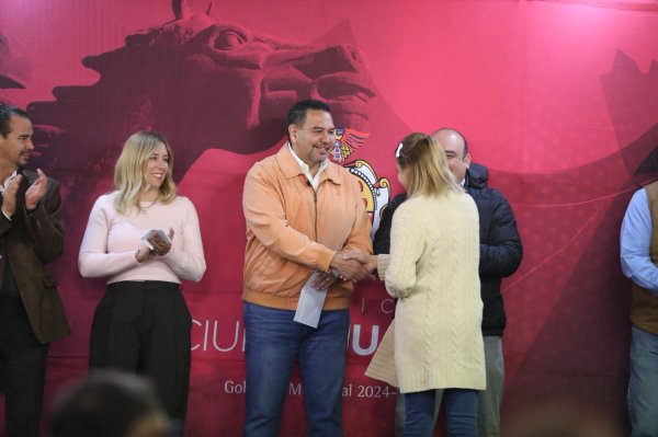 Entrega Municipio de Ciudad Juárez obra de Presupuesto Participativo en el COBACH Plantel SEA