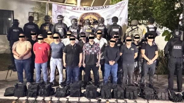 Detienen a 15 sujetos tras despliegue simultáneo en varias zonas de Tapachula; entre ellos hay un menor de edad