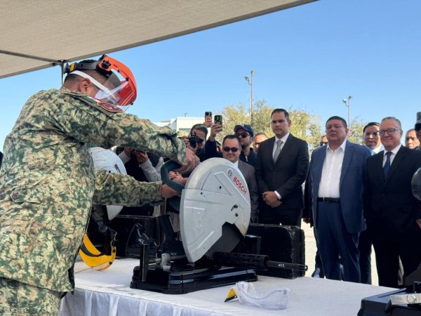 Participa SSPE en ceremonia de destrucción de armas organizada por el Ejército Mexicano