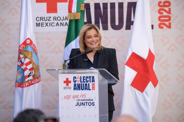 Maru Campos encabeza arranque de la Colecta Anual de Cruz Roja