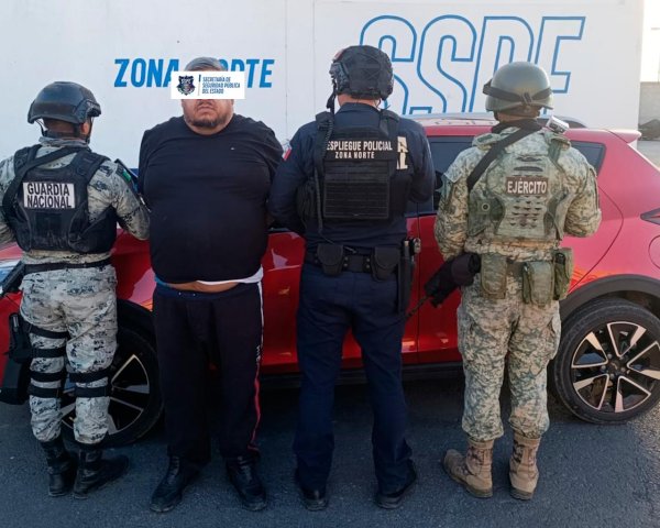 Detiene SSPE a masculino por delitos contra la salud y asegura vehículo en Ciudad Juárez