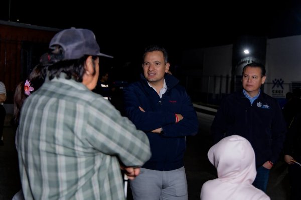 Recorrió alcalde Marco Bonilla colonia Zootecnia para supervisar funcionamiento de luminarias LED