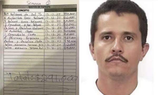 La ‘nómina’ del CJNG: Revelan cuánto pagaba ‘el Mencho’ a policías y sicarios en Tapalpa