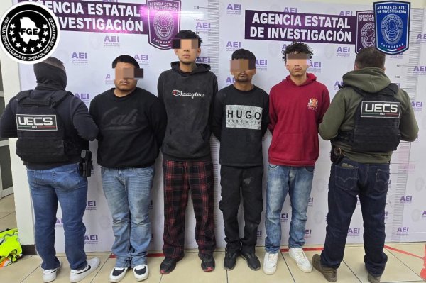 Captura la FGE a siete presuntos secuestradores y liberan a una víctima