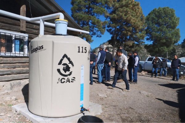 Beneficia JCAS a más de mil 200 personas con cosechas de agua en la Sierra Tarahumara