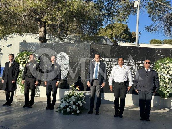 Celebran el Día del Policía con Ceremonia y Guardia de Honor a elementos caídos