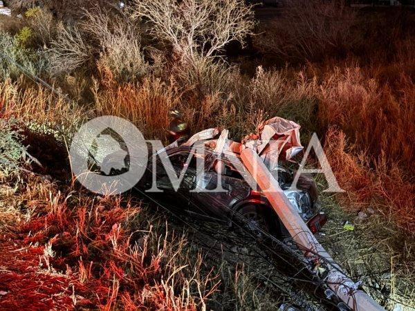 Accidente vehicular deja dos mujeres lesionadas en la carretera Chihuahua–Cuauhtémoc