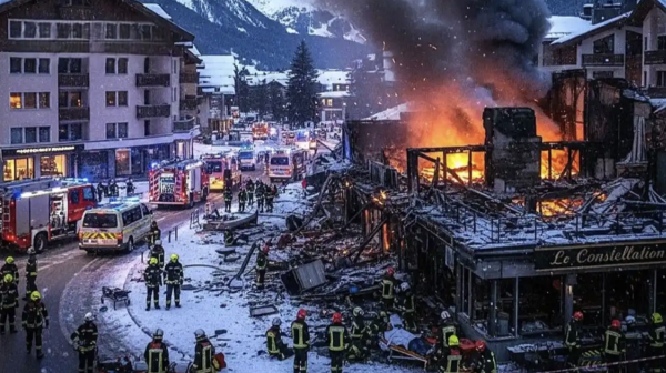 Suiza admite un fallo en la inspección del bar incendiado, donde murieron 40 personas