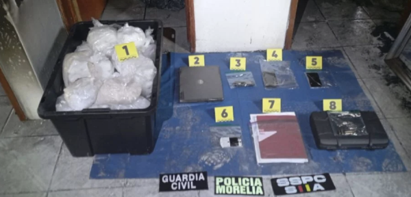 Incendio en departamento deja al descubierto “narcolaboratorio” cerca de búnker policial en Morelia