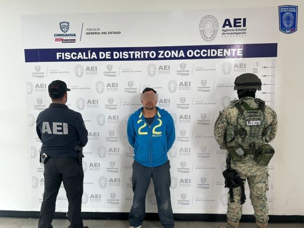 Detienen AEI y Ejército a hombre en posesión de Nissan robado