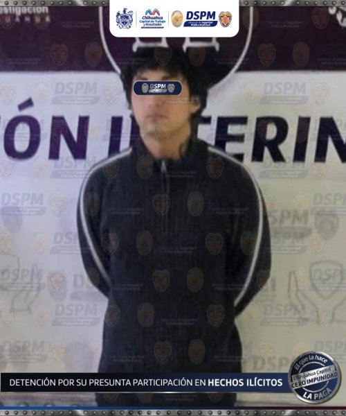 Recuperan en Labor de Terrazas moto con reporte de robo y detienen al conducto