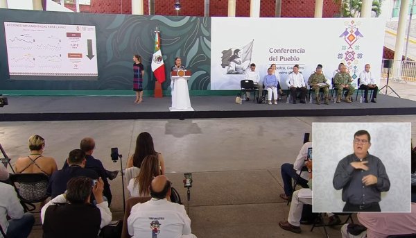 Lleva Sheinbaum su “mañanera” a Guerrero