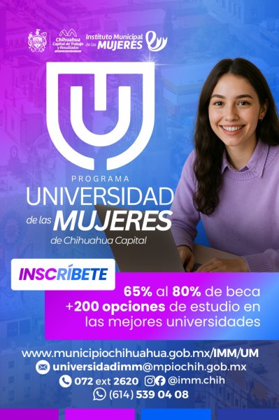 Regálate un mejor futuro: inscríbete en el programa Universidad de las Mujeres del Municipio