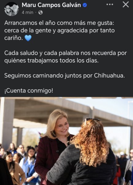 Arrancamos el año cerca de la gente: Maru Campos