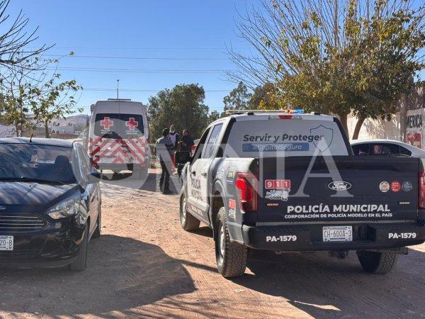 Mujer resulta lesionada tras caerle un motor en taller mecánico al norte de la ciudad