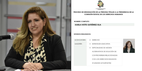 Karla Gutiérrez confirma registro para la Presidencia de la CEDH Chihuahua