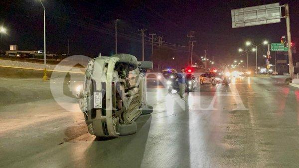 Joven conductor sufre accidente en avenida Pacheco