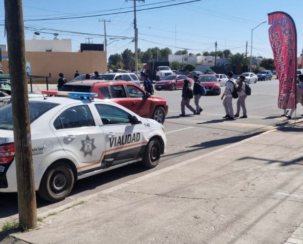 Emite Vialidad Delicias recomendaciones para un regreso a clases seguro