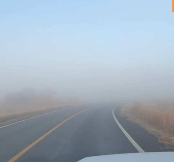 Reportan presencia de niebla en Las Curvas del Perico