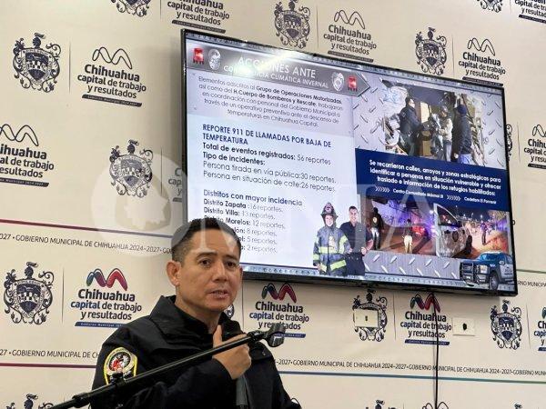 Atendió DSPM 56 incidentes por bajas temperaturas: Salas