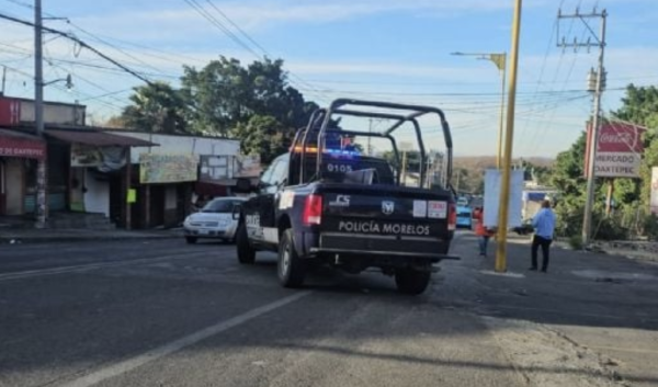 Jornada violenta en Morelos deja tres personas sin vida y dos policías lesionados