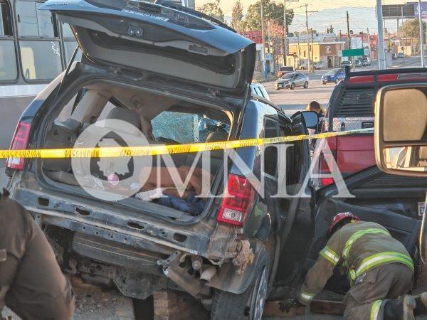 Fatal choque entre camión urbano y camioneta deja un muerto y múltiples lesionados