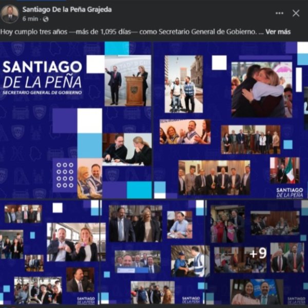 Celebra De la Peña tres años como secretario general de Gobierno: “En política solo hay un camino: trabajo y resultados”