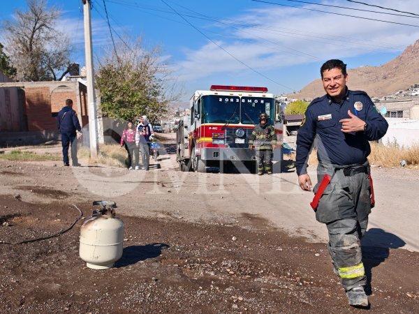 Se incendia tanque de gas en vivienda de la Lealtad