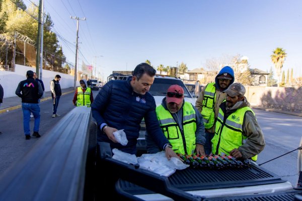 Supervisa alcalde Marco Bonilla cuadrilla de bacheo y remarcado de carriles