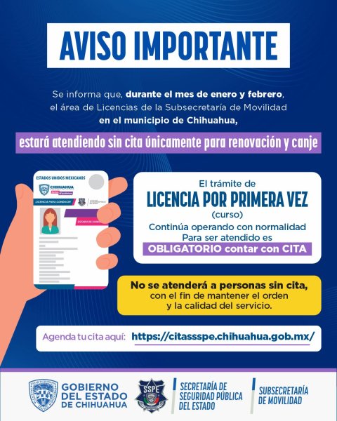 Infórmate sobre el trámite de licencias: renovación sin cita y primera vez con cita previa