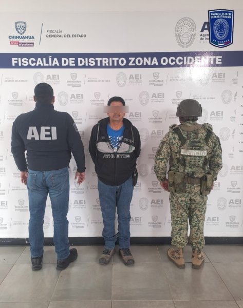 Cumplimentan orden de aprehensión a masculino por delito de violación