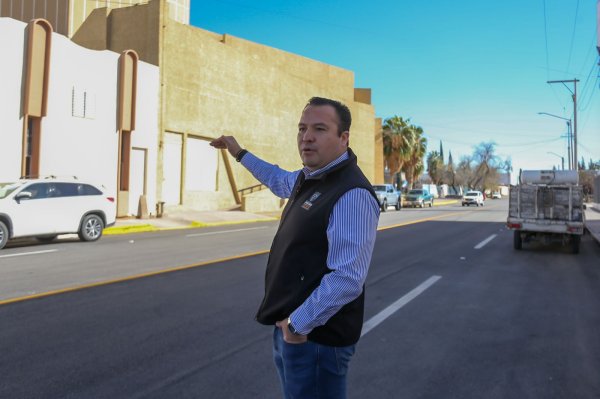 “Seguimos avanzando en la pavimentación de las calles de Delicias”: Valenciano