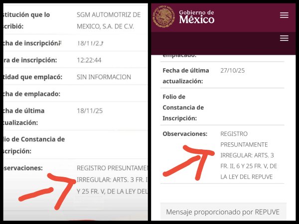Detecta REPUVE vehículos ingresados al sistema de manera irregular o con papelería falsa