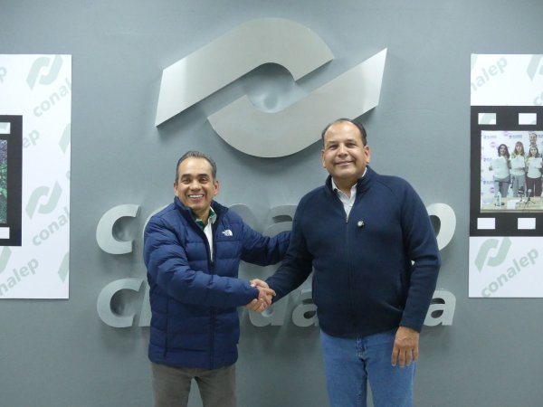 Trabajo en equipo por el fortalecimiento del CONALEP en Chihuahua