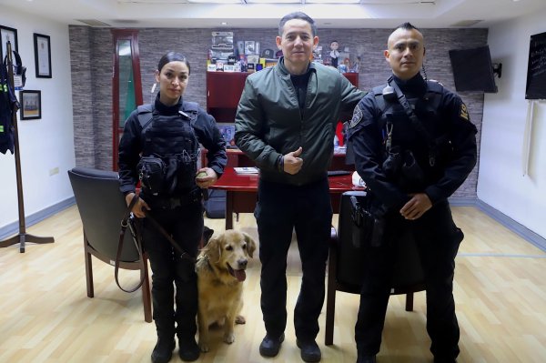 Reconoce la DSPM labor de k-9 en el Día del Perro Trabajador
