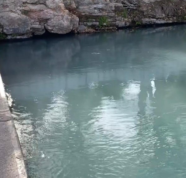 Captan agua turbia en el nacimiento de los filtros tras sismo en Camargo