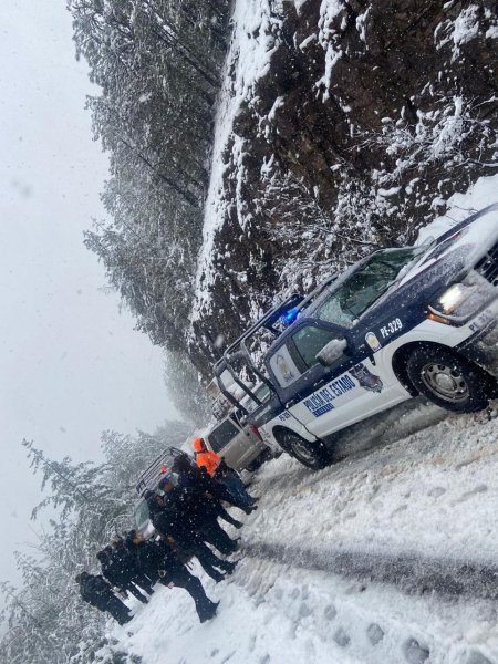 Rescata SSPE a cuatro mujeres y dos menores varados por nieve en Guadalupe y Calvo