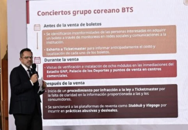 Profeco iniciará proceso a Ticketmaster por BTS: ¿a cuánto ascendería la sanción?