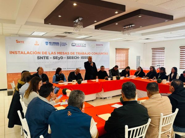SNTE, SEyD e ISSSTE instalan mesas de trabajo tripartitas