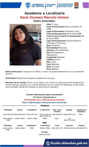 Activan búsqueda de dos adolescentes que escaparon de albergue en la colonia Robinson