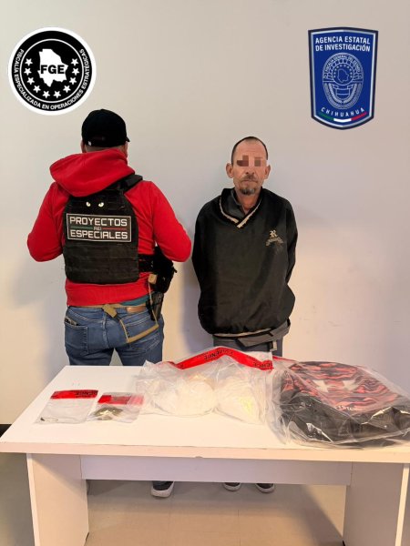 Detiene FEOE a sujeto en posesión de droga en la colonia Desarrollo Urbano